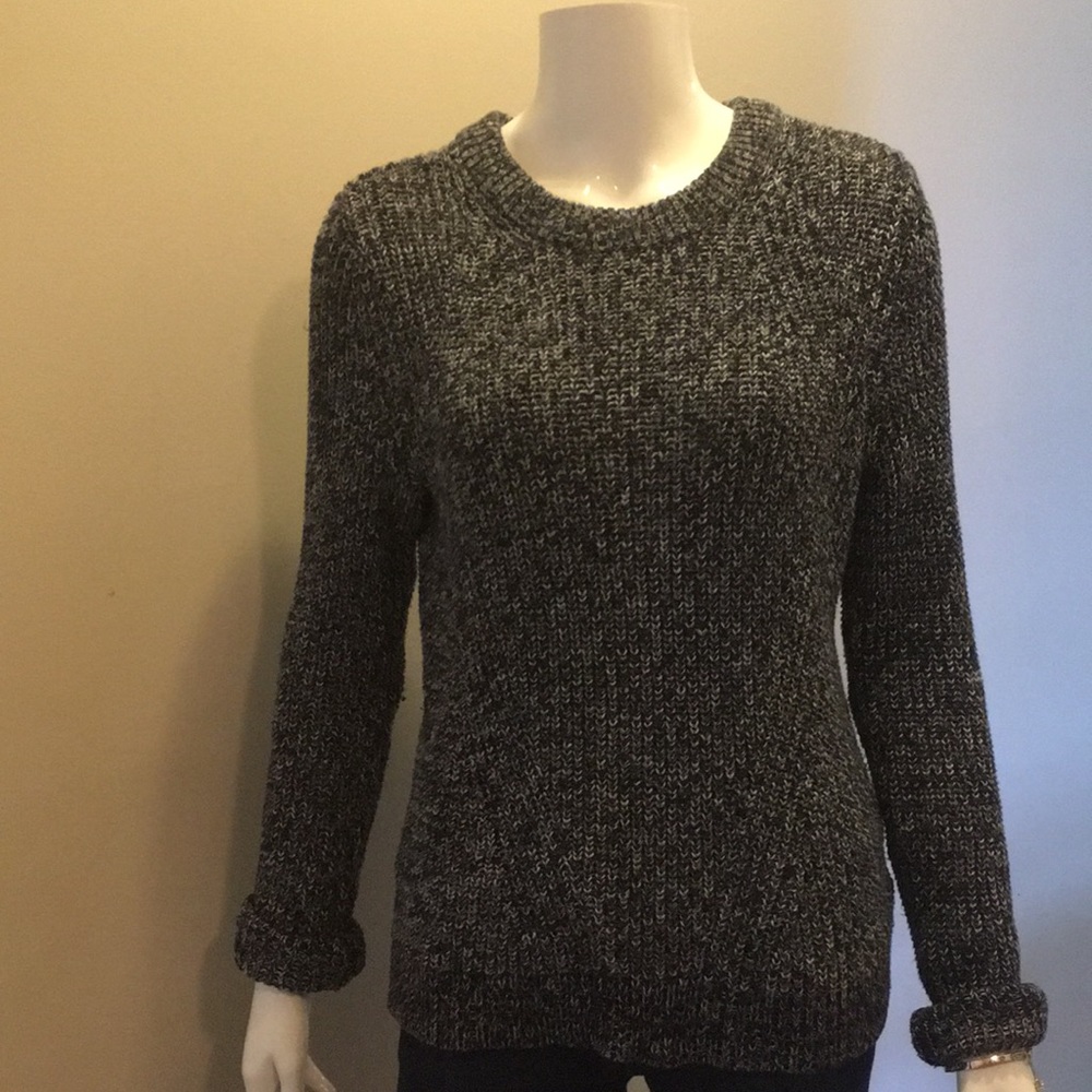 Navy Blue Long Sleeve Sweater